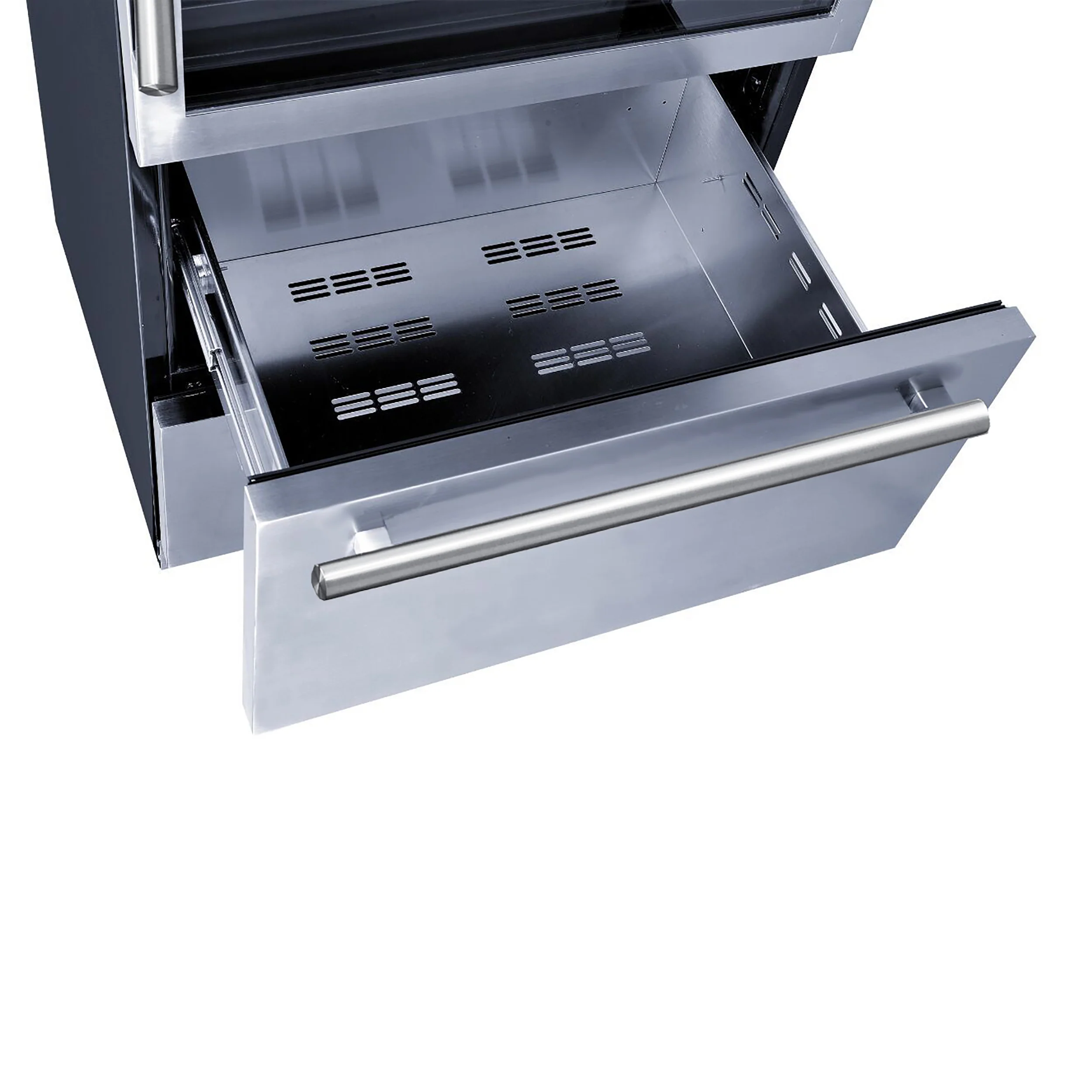 Forno Capraia 30-Inch Dual Temperature Zone Wine Cooler, Up to 144 Bottles, Two Refrigerated Drawers, Adjustable Temperature Zones - Image 7