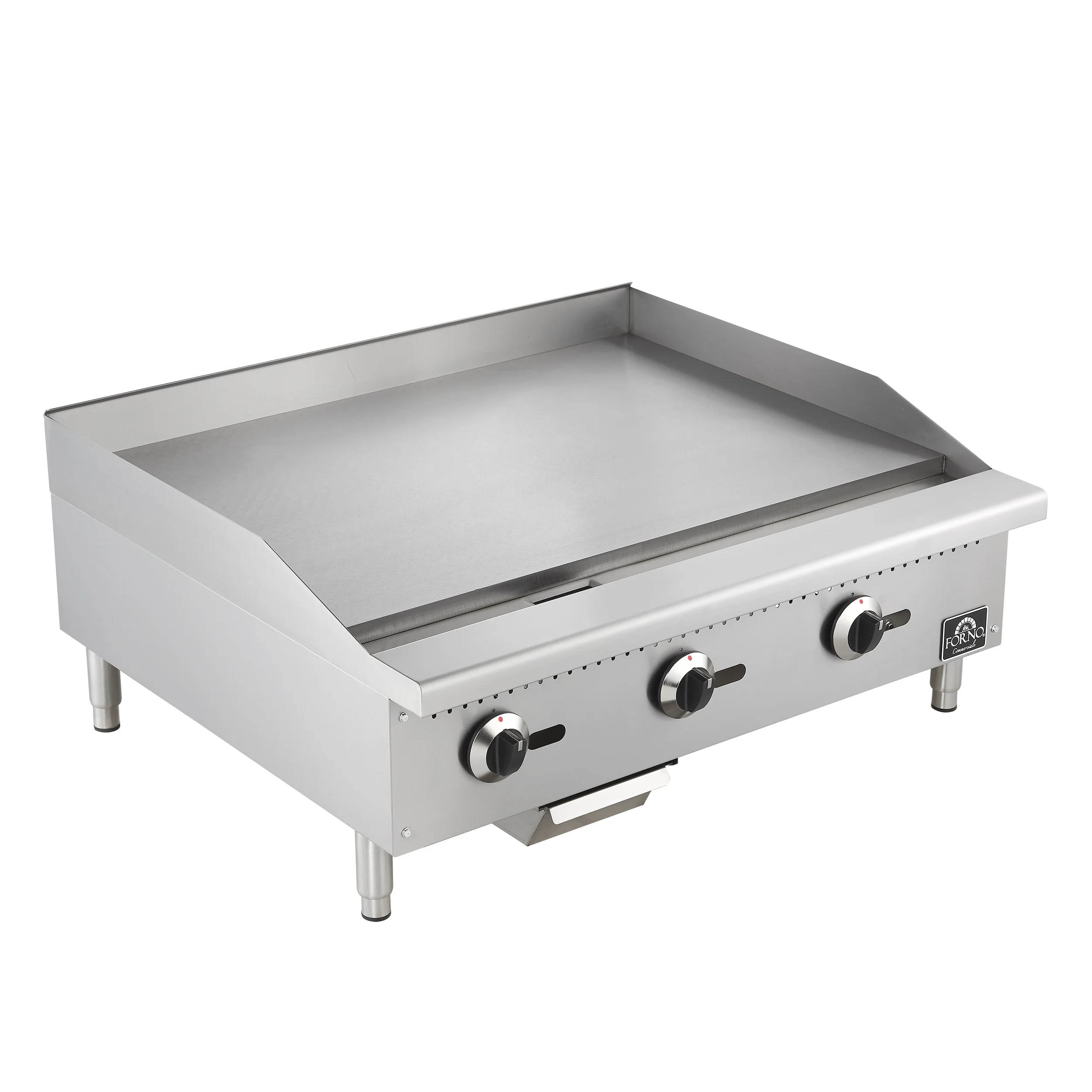 Forno Commerciale 36 Inch Gas Griddle, 3 Burners - Image 5
