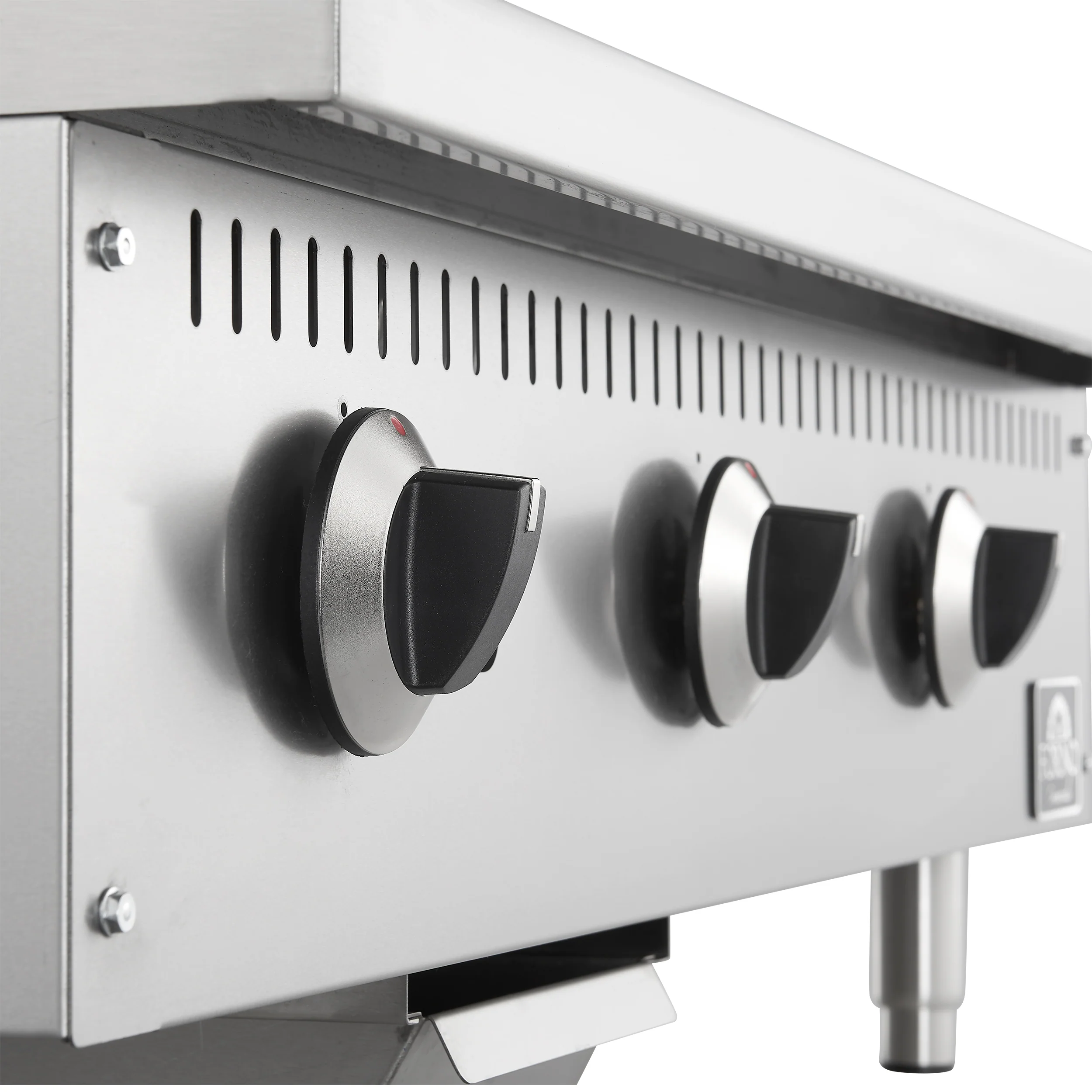 Forno Commerciale 36 Inch Gas Griddle, 3 Burners - Image 9