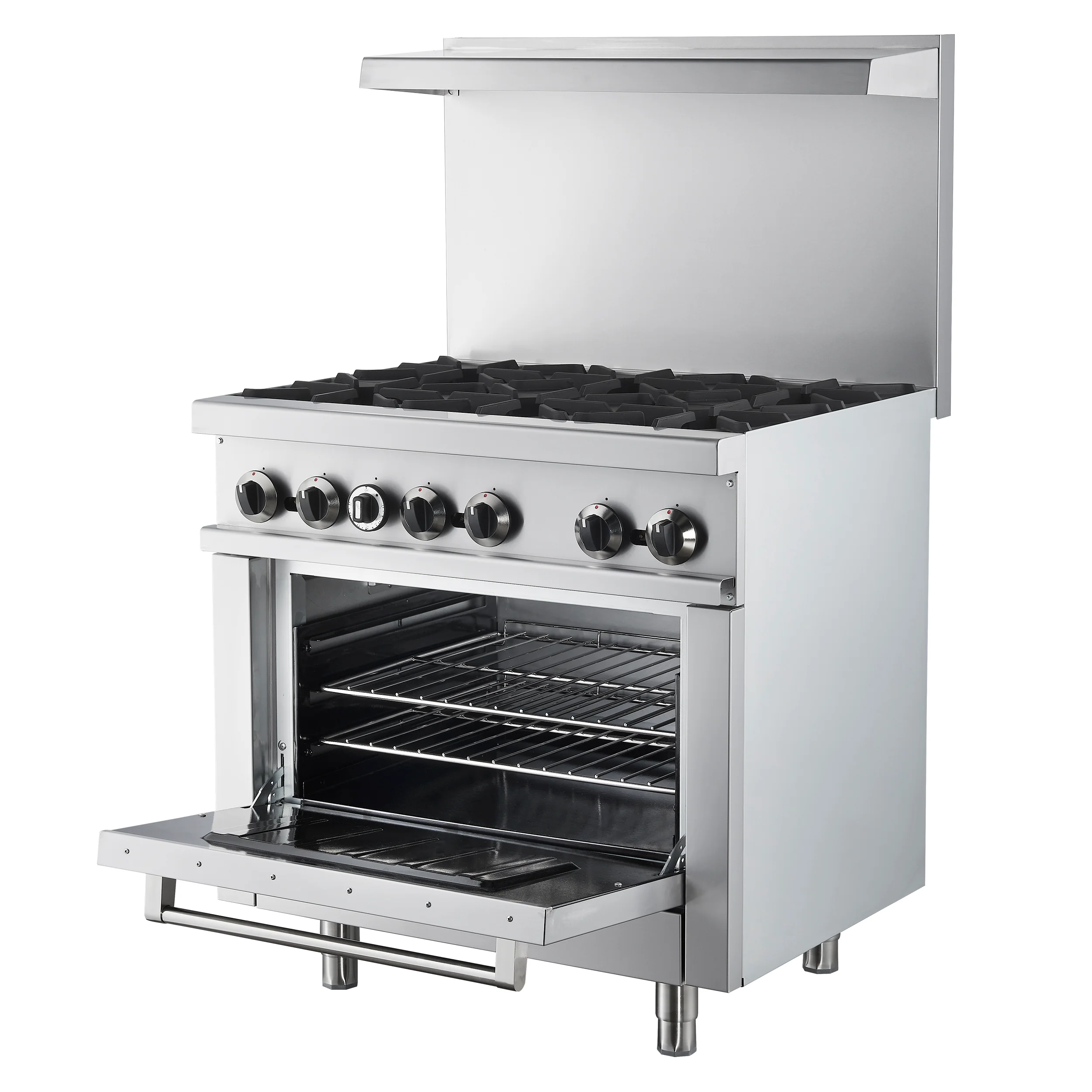 Forno Commerciale 36 Inch Gas Range with 6 Burners - Image 4