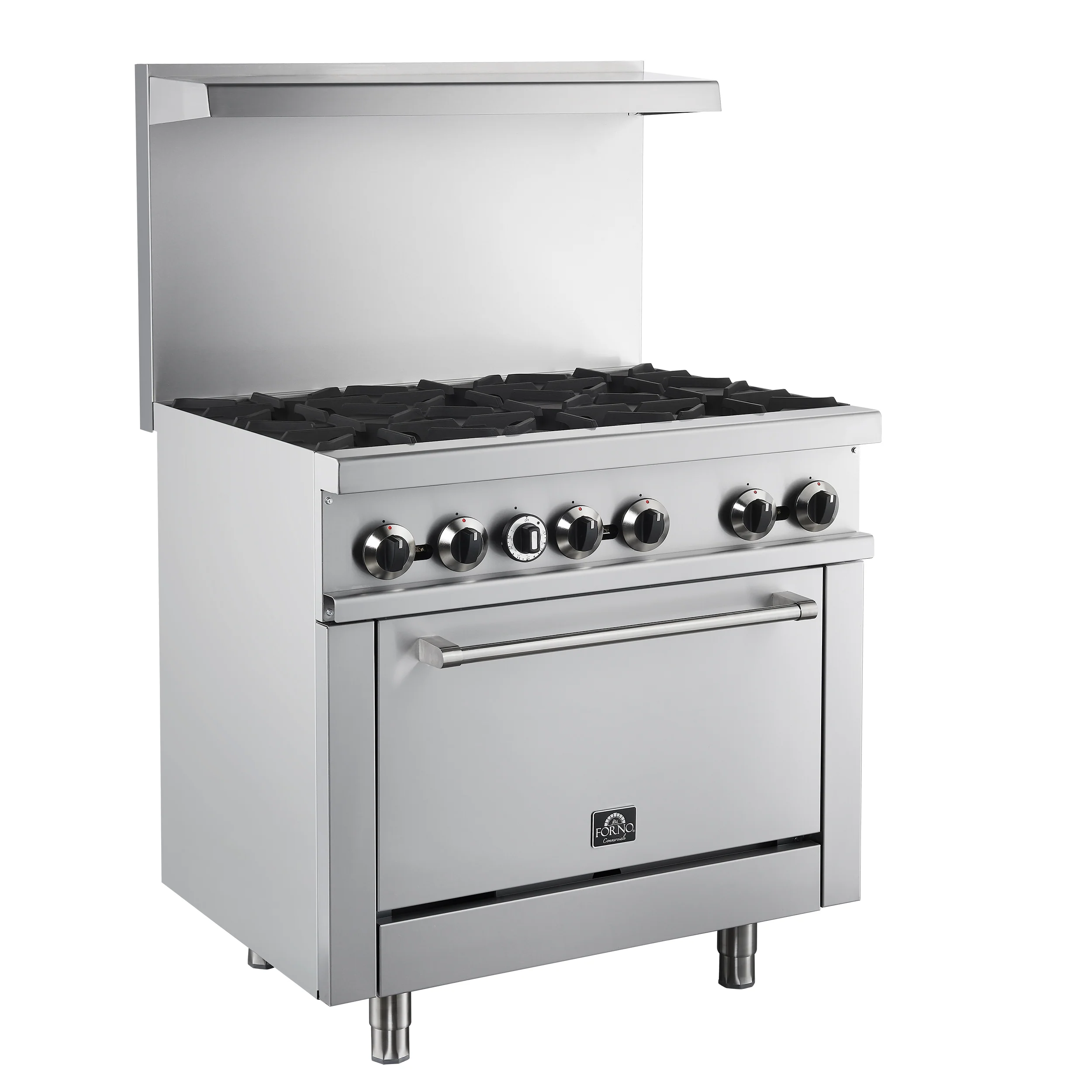 Forno Commerciale 36 Inch Gas Range with 6 Burners - Image 6