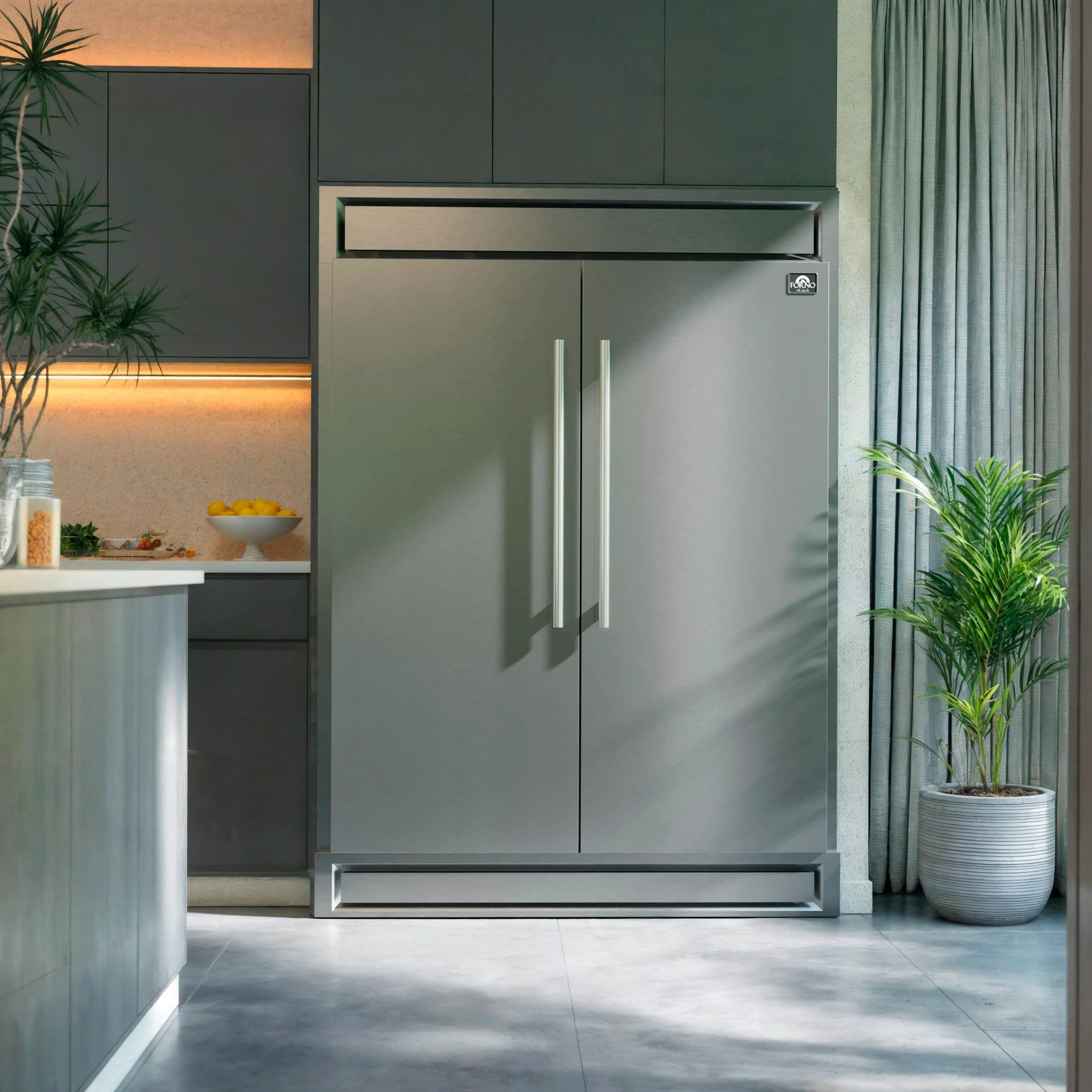 Forno Maderno 2-28-Inch Wide Convertible Refrigerator/Freezer, Decorative Trim, 27.2 cu.ft, 84-Inch High, ENERGY STAR Certified - Image 18