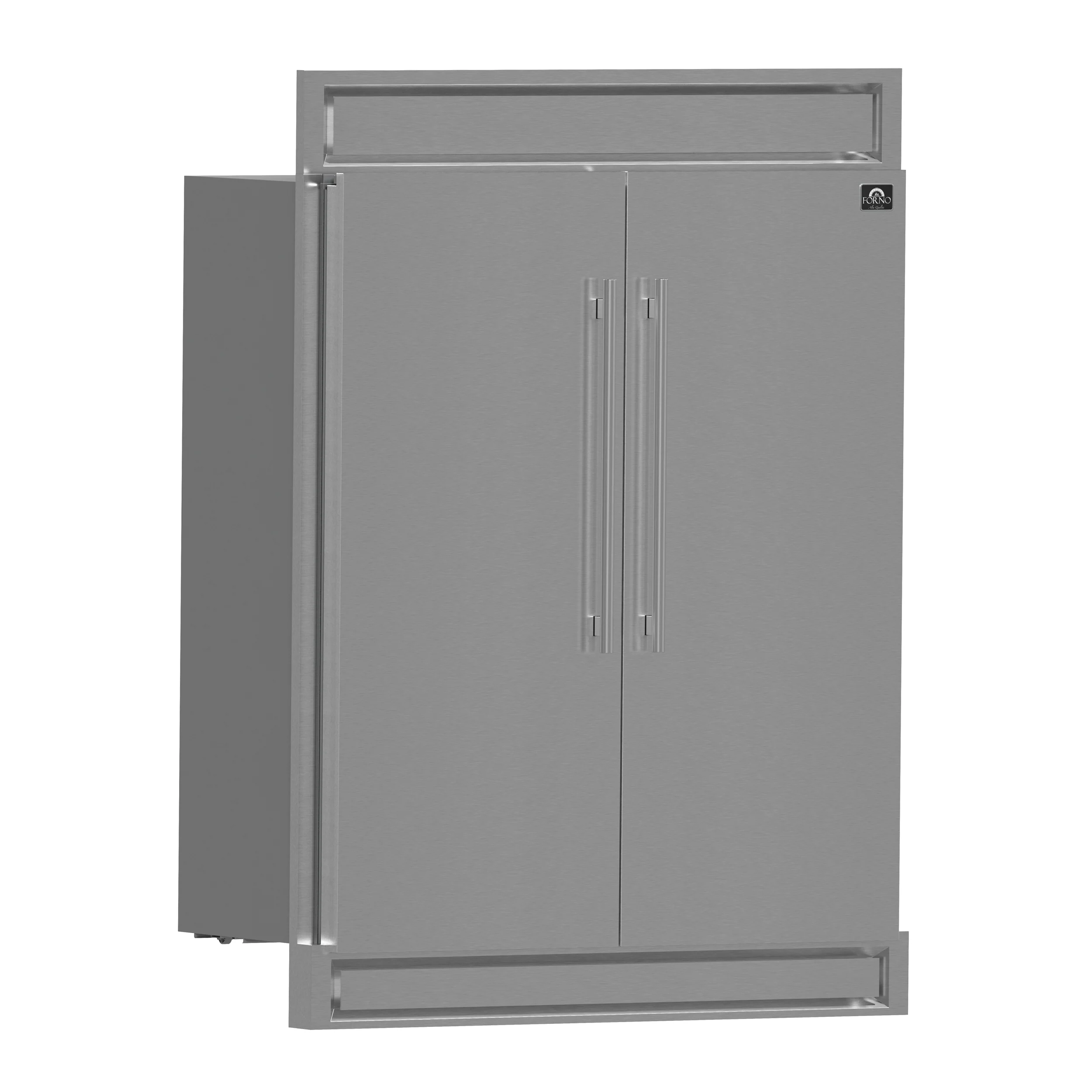 Forno Maderno 2-28-Inch Wide Convertible Refrigerator/Freezer, Decorative Trim, 27.2 cu.ft, 84-Inch High, ENERGY STAR Certified - Image 4