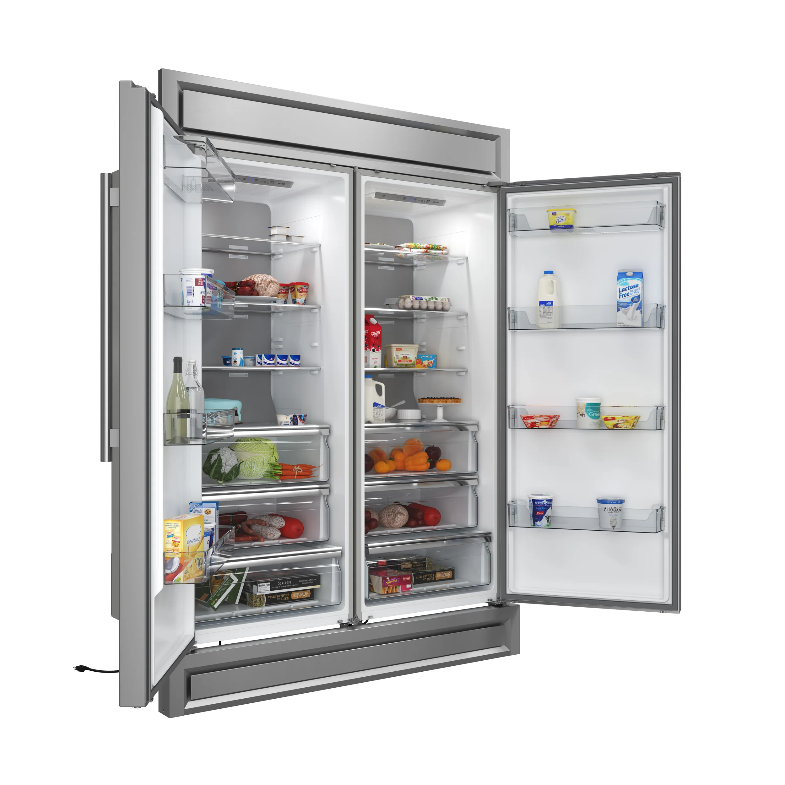 Forno Maderno 2-28-Inch Wide Convertible Refrigerator/Freezer, Decorative Trim, 27.2 cu.ft, 84-Inch High, ENERGY STAR Certified - Image 6