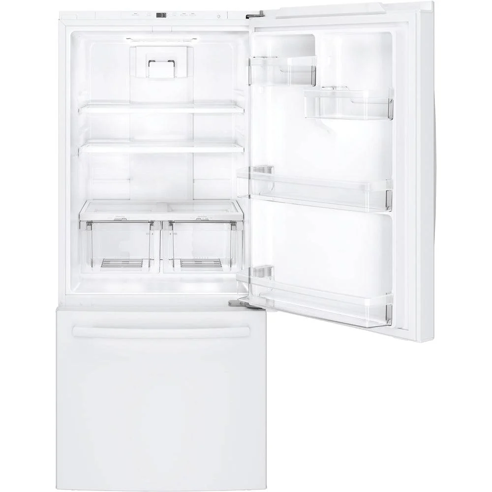 GDE21DGKWW - REFRIGERATORS - GE - Bottom Freezer - White - Open Box - Image 7