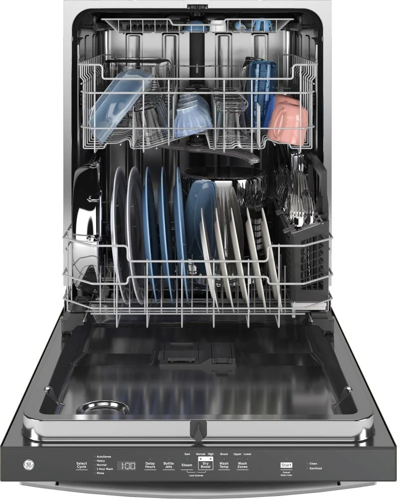 GDT670SYVFS - DISHWASHERS - GE - Top Controls - Stainless Steel - Open Box - Image 4