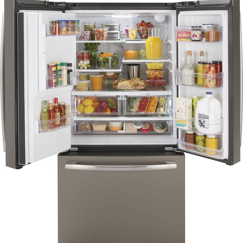 GFE26JMMES - REFRIGERATORS - GE - French 3-Door - Slate Grey - Open Box - Image 11
