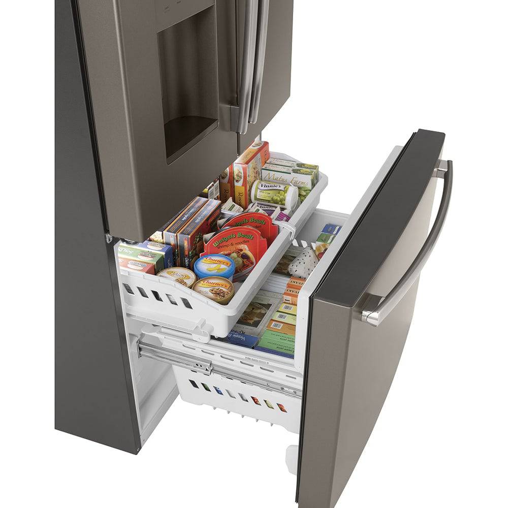 GFE26JMMES - REFRIGERATORS - GE - French 3-Door - Slate Grey - Open Box - Image 6