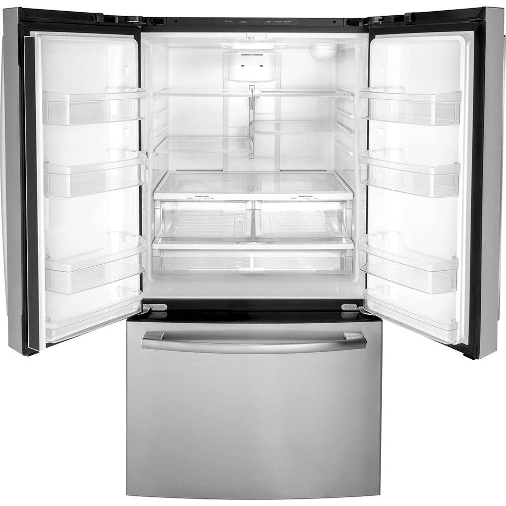 GNE27JYMFS - REFRIGERATORS - GE - French 3-Door - Stainless Steel - Open Box - Image 7