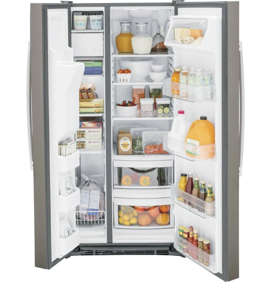 GSS23GMPES - REFRIGERATORS - GE - Side by Side - Slate Grey - Open Box - Image 6