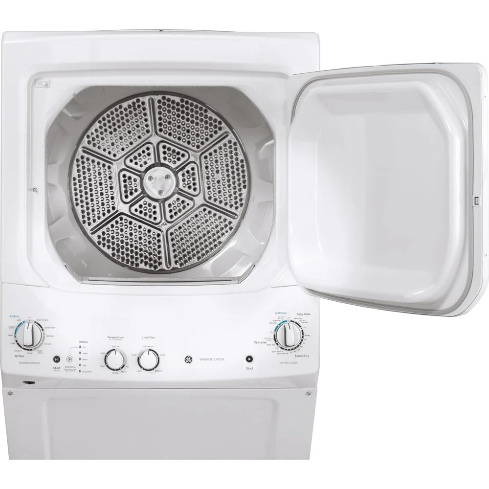 GUD24ESMMWW - LAUNDRY CENTERS - GE - Stacked Washer/Dryer - Electric - White - Open Box - Image 3