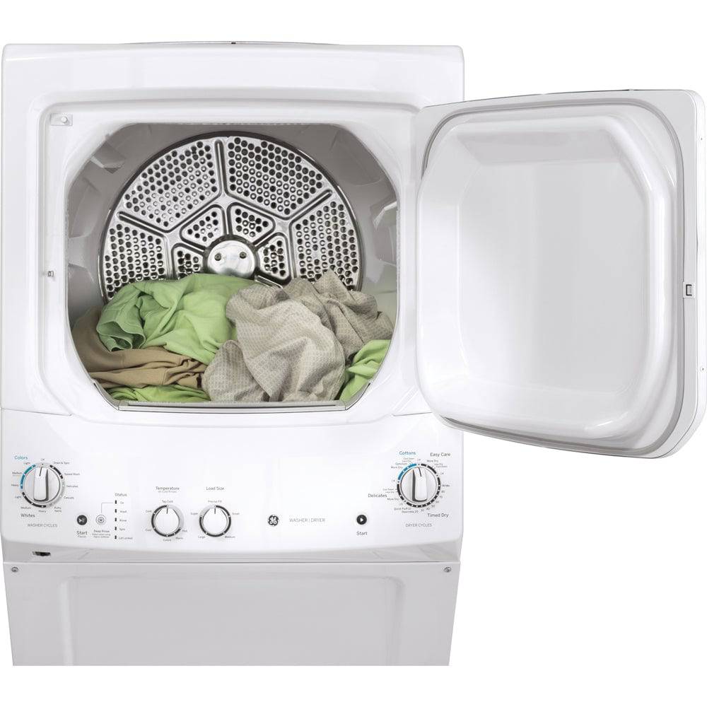 GUD24ESMMWW - LAUNDRY CENTERS - GE - Stacked Washer/Dryer - Electric - White - Open Box - Image 5